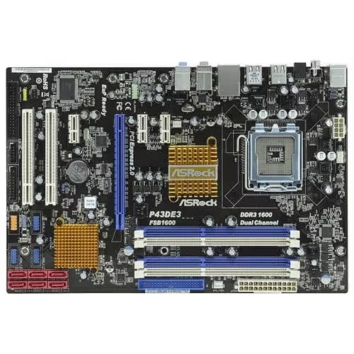 ASRock P43 DE3 LGA775 DDR3 ATX main image