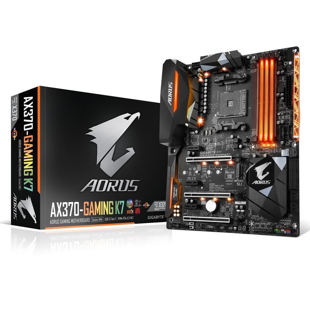 Gigabyte X370 GA-AX370-Gaming K7 AM4 DDR4 ATX main image