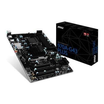 MSI AMD 970 970A-G43 Plus AM3+/AM3 DDR3 ATX image