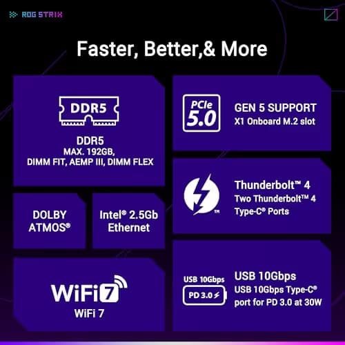 Asus ROG STRIX Z890-F GAMING WIFI DDR5 ATX image