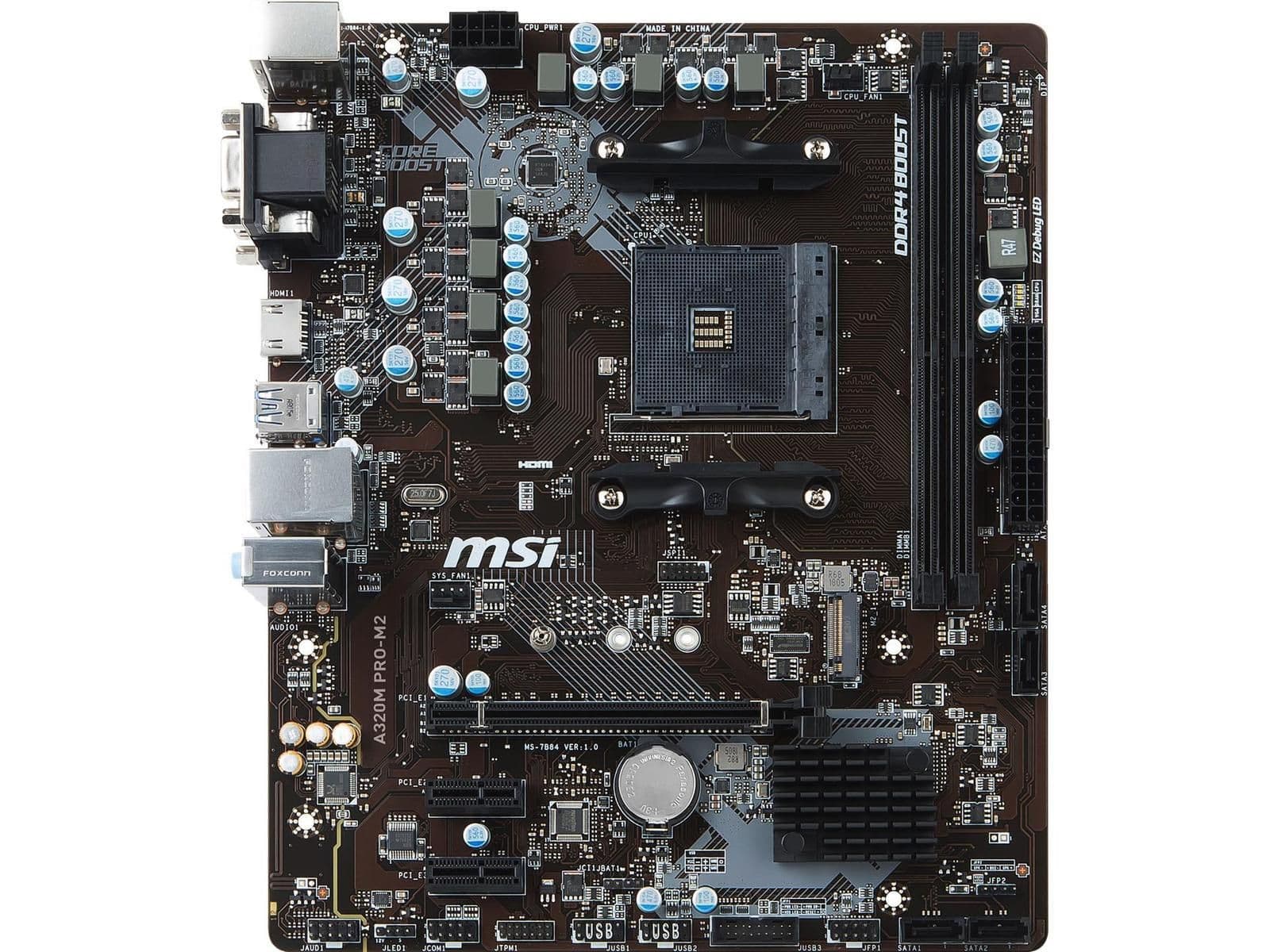 MSI A320 A320M PRO-M2 AM4 DDR4 Micro ATX image