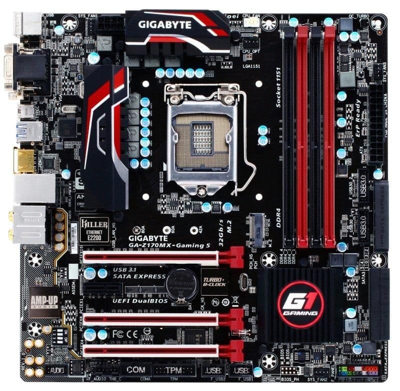 Gigabyte Z170 GA-Z170MX-Gaming 5 DDR4 Micro ATX main image