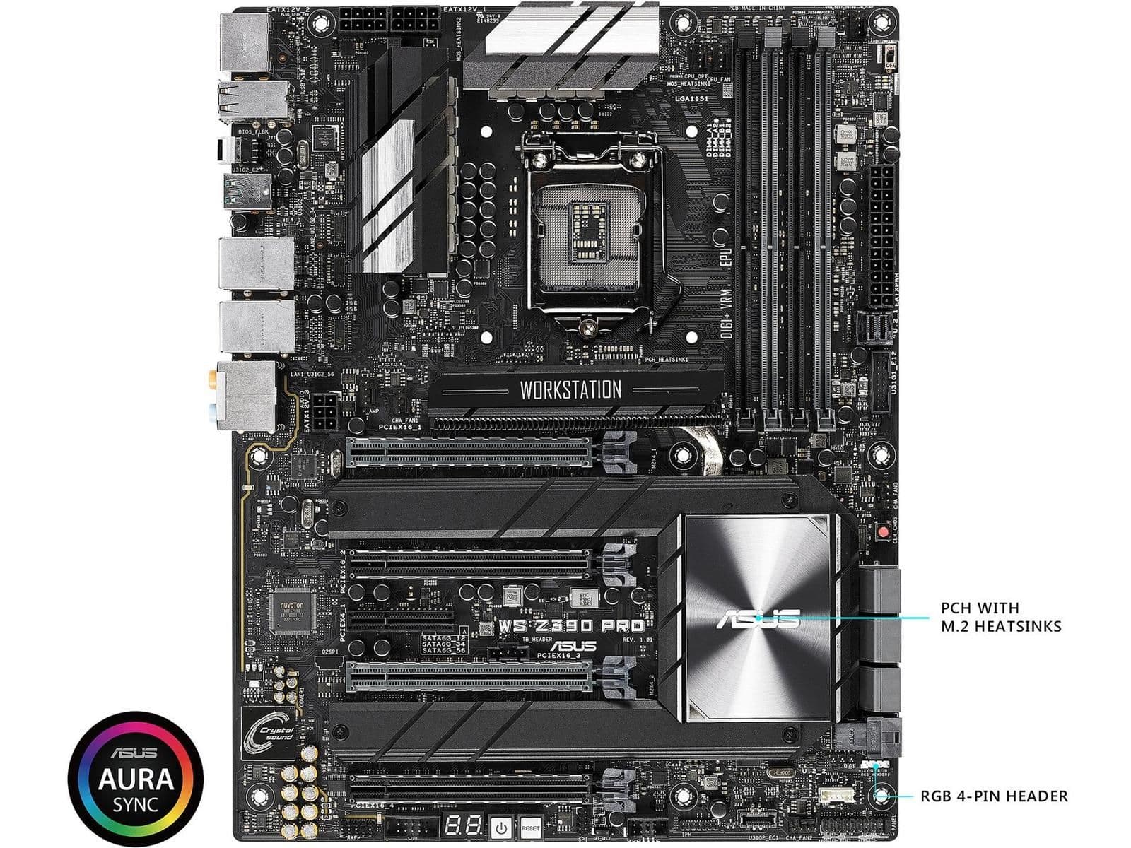 Asus Z390 WS PRO LGA1151 DDR4 ATX main image
