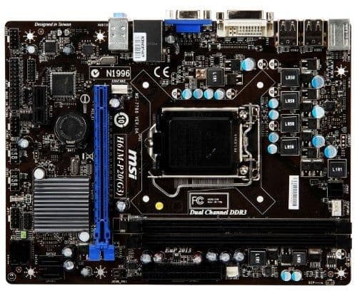 MSI H61 M-P20 (G3) LGA1155 DDR3 Micro ATX main image