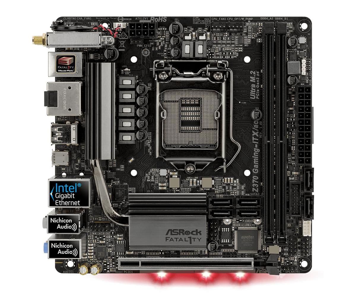 ASRock Z370 Fatal1ty Gaming-ITX/ac LGA1151 DDR4 Mini ITX image