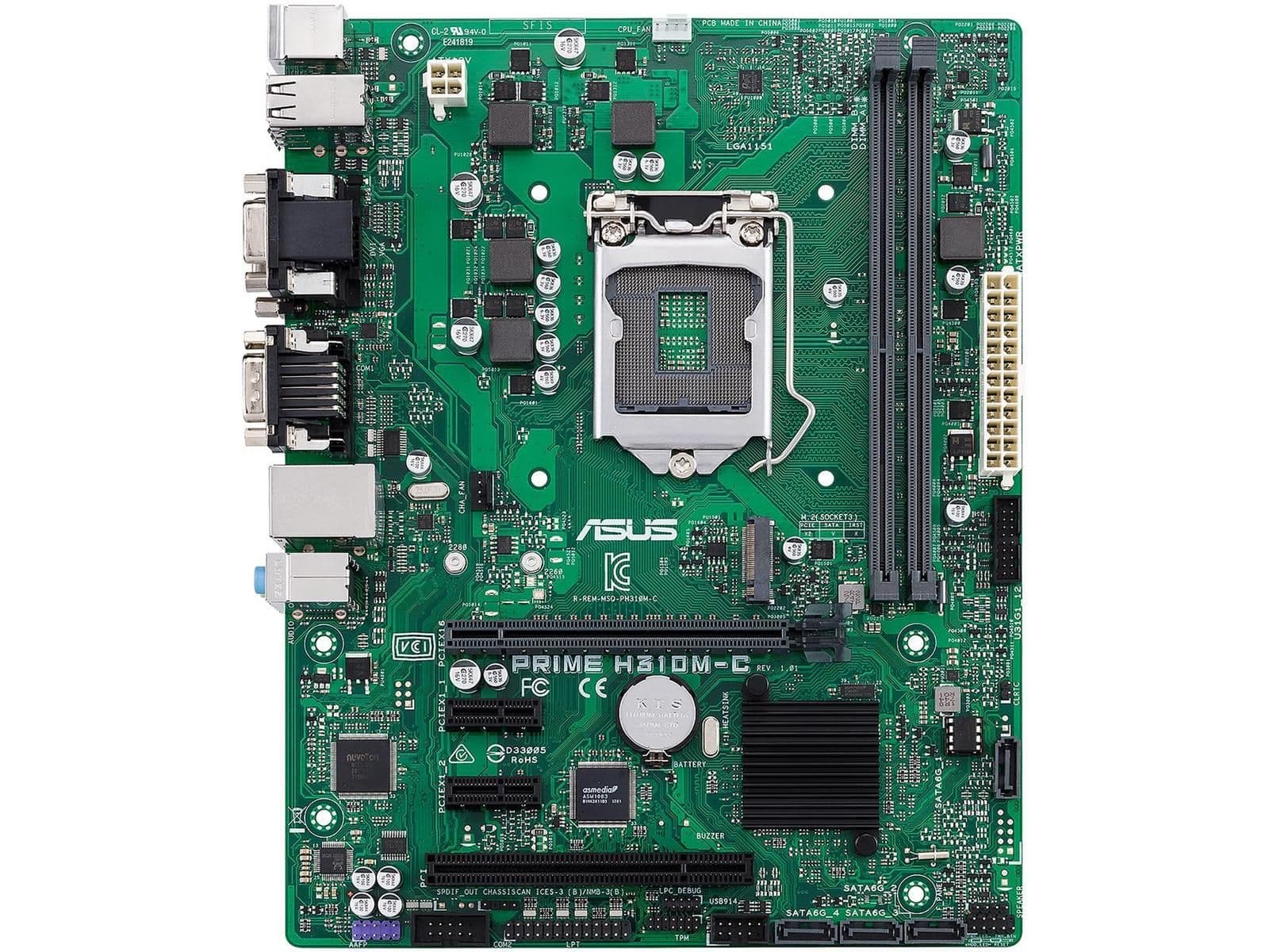 Asus H310 PRIME H310M-C/CSM DDR4 Micro ATX image