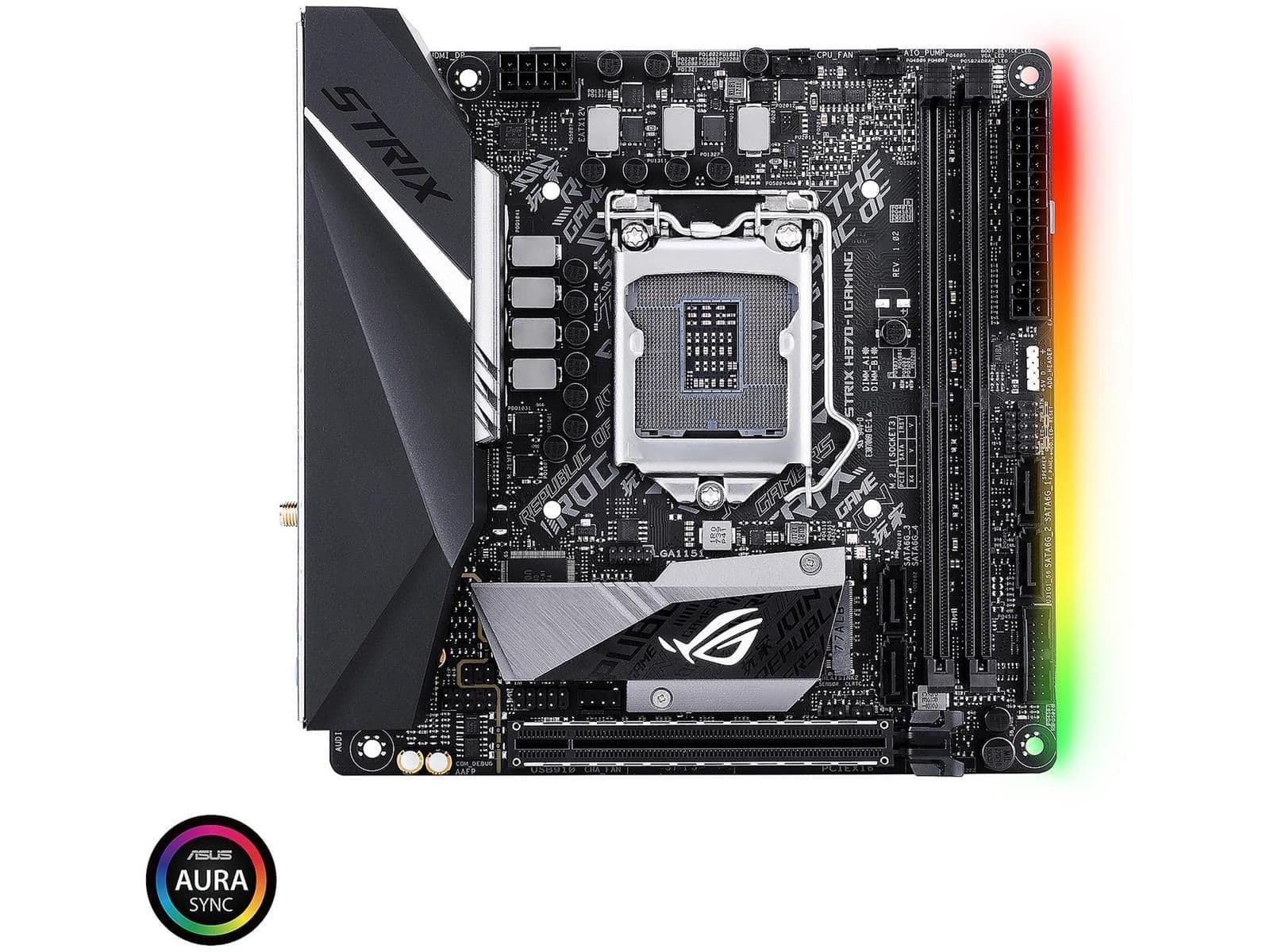 Asus H370 ROG Strix H370-I Gaming LGA1151 DDR4 Mini ITX image
