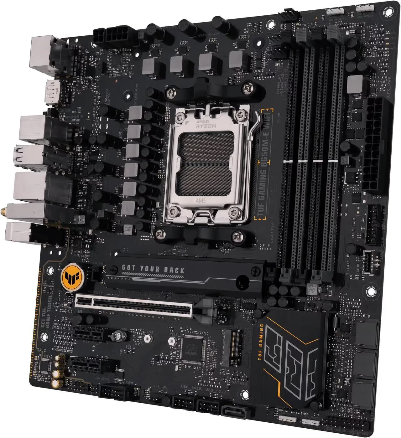 Asus TUF GAMING B650M-E WIFI AM5 DDR5 Micro ATX image