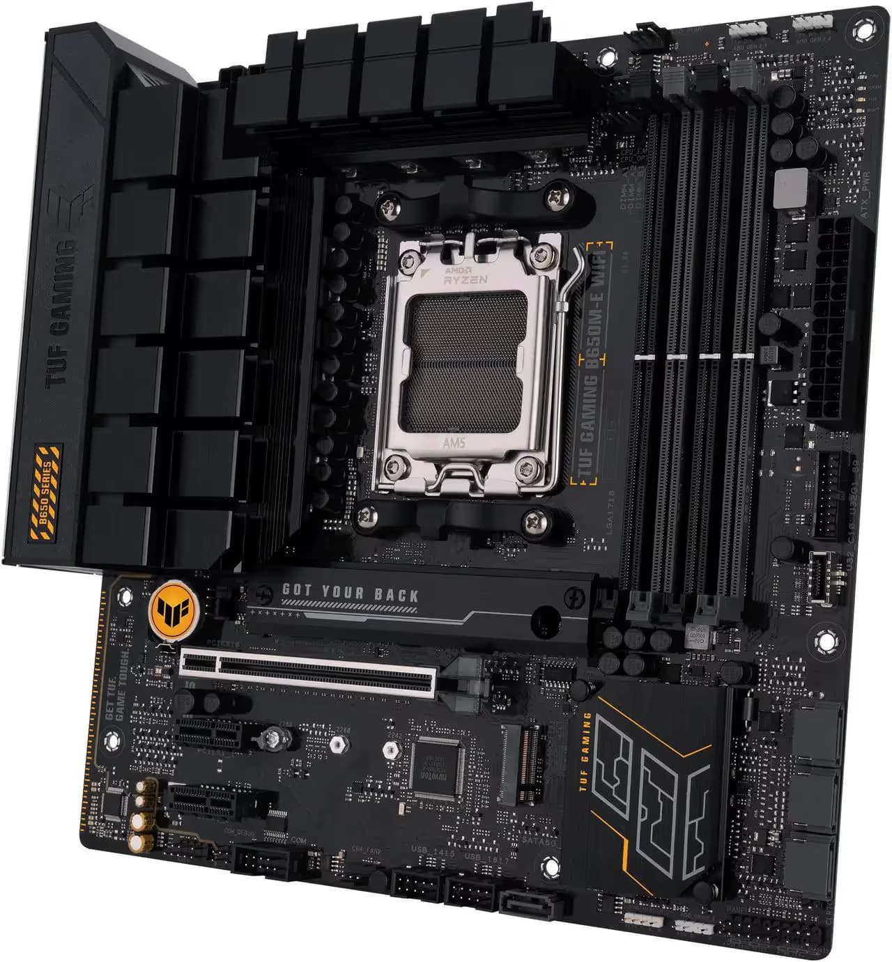 Asus TUF GAMING B650M-E WIFI AM5 DDR5 Micro ATX image