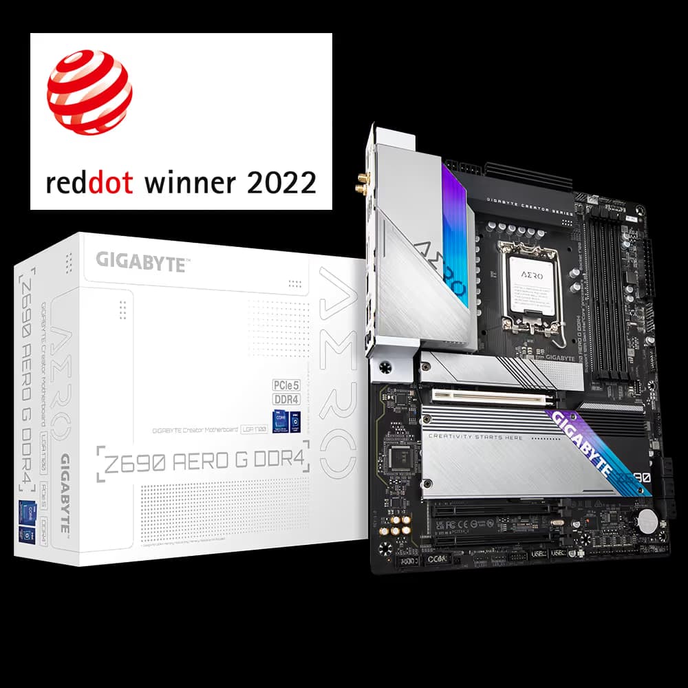 Gigabyte Z690 AERO G DDR4 ATX LGA1700 image