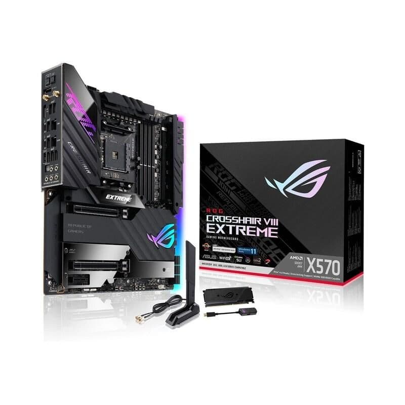 Asus AMD X570 ROG Crosshair VIII Extreme AM4 DDR4 EATX main image