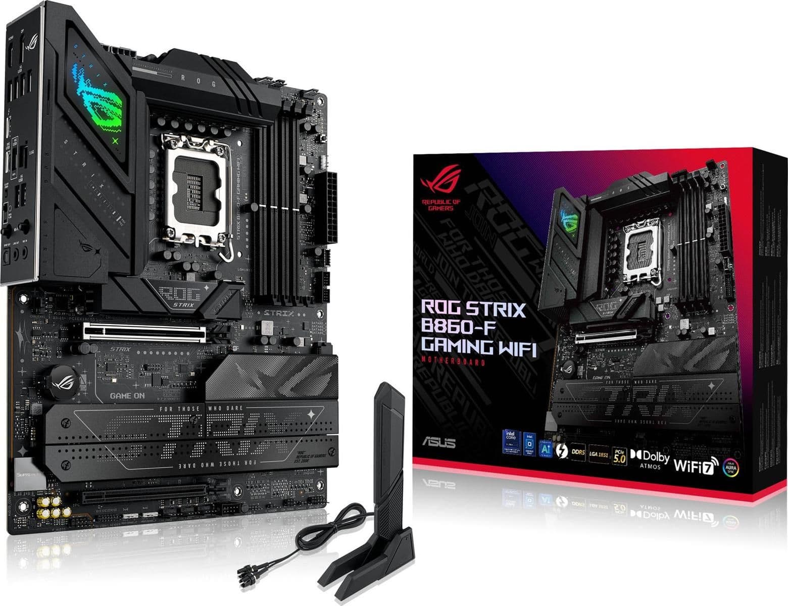 ASUS B860-F ROG STRIX GAMING WIFI DDR5 ATX image
