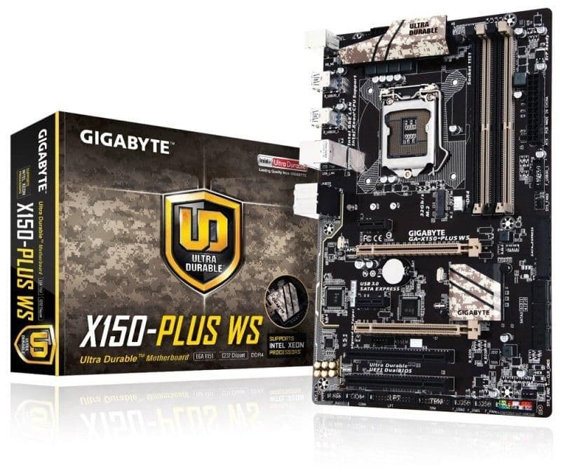Gigabyte C232 GA-X150-PLUS WS LGA1151 DDR4 ATX main image