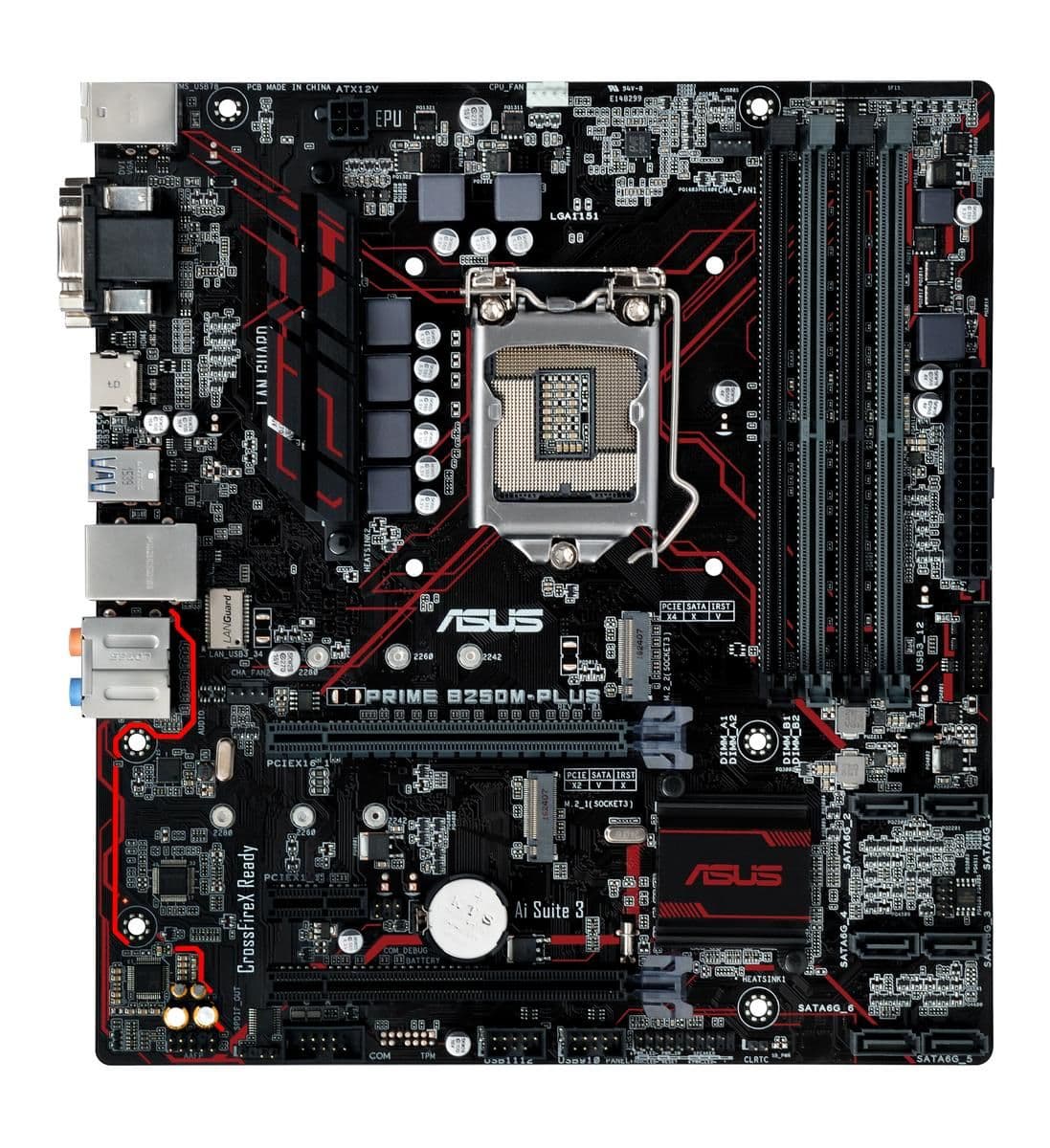 Asus B250 PRIME B250M-PLUS DDR4 Micro ATX image