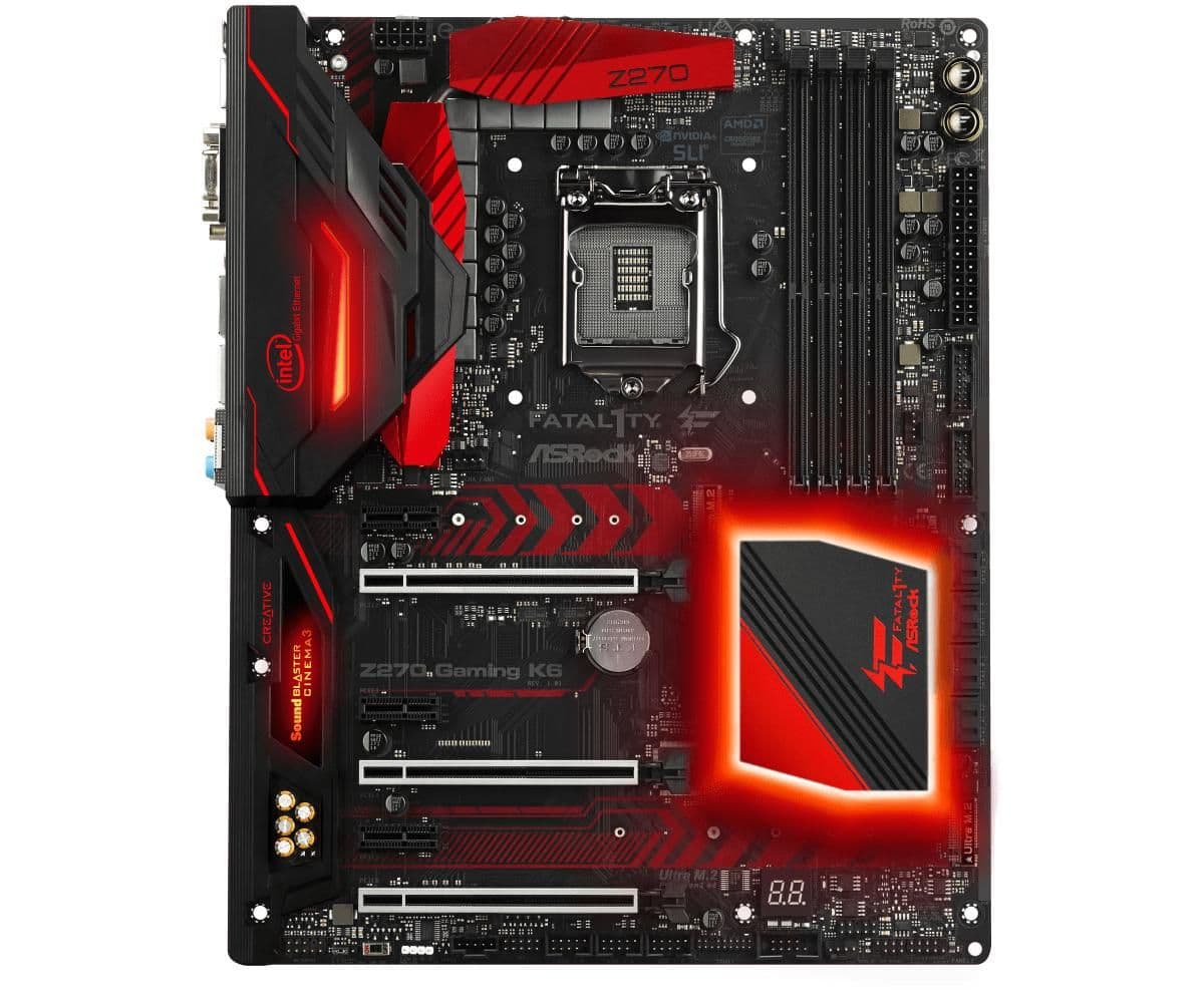 ASRock Z270 Fatal1ty Z270 Gaming K6 DDR4 ATX image