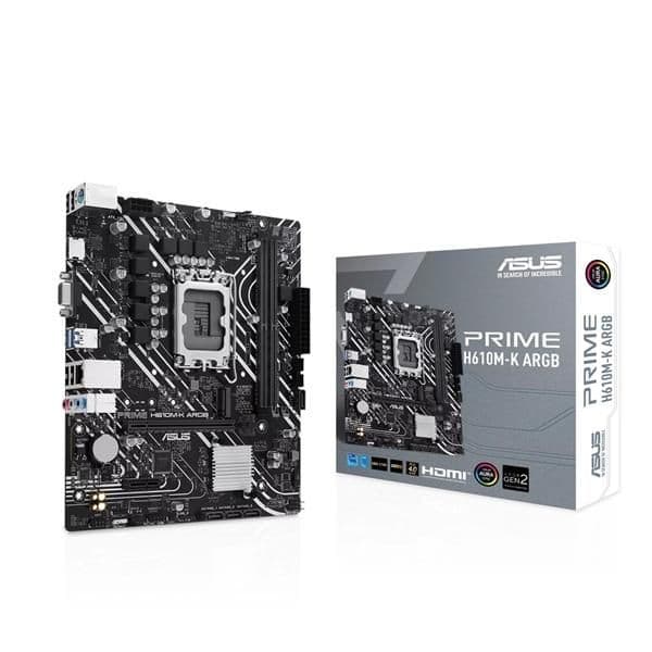 Asus H610 PRIME H610M-K ARGB LGA1700 DDR5 Micro ATX image