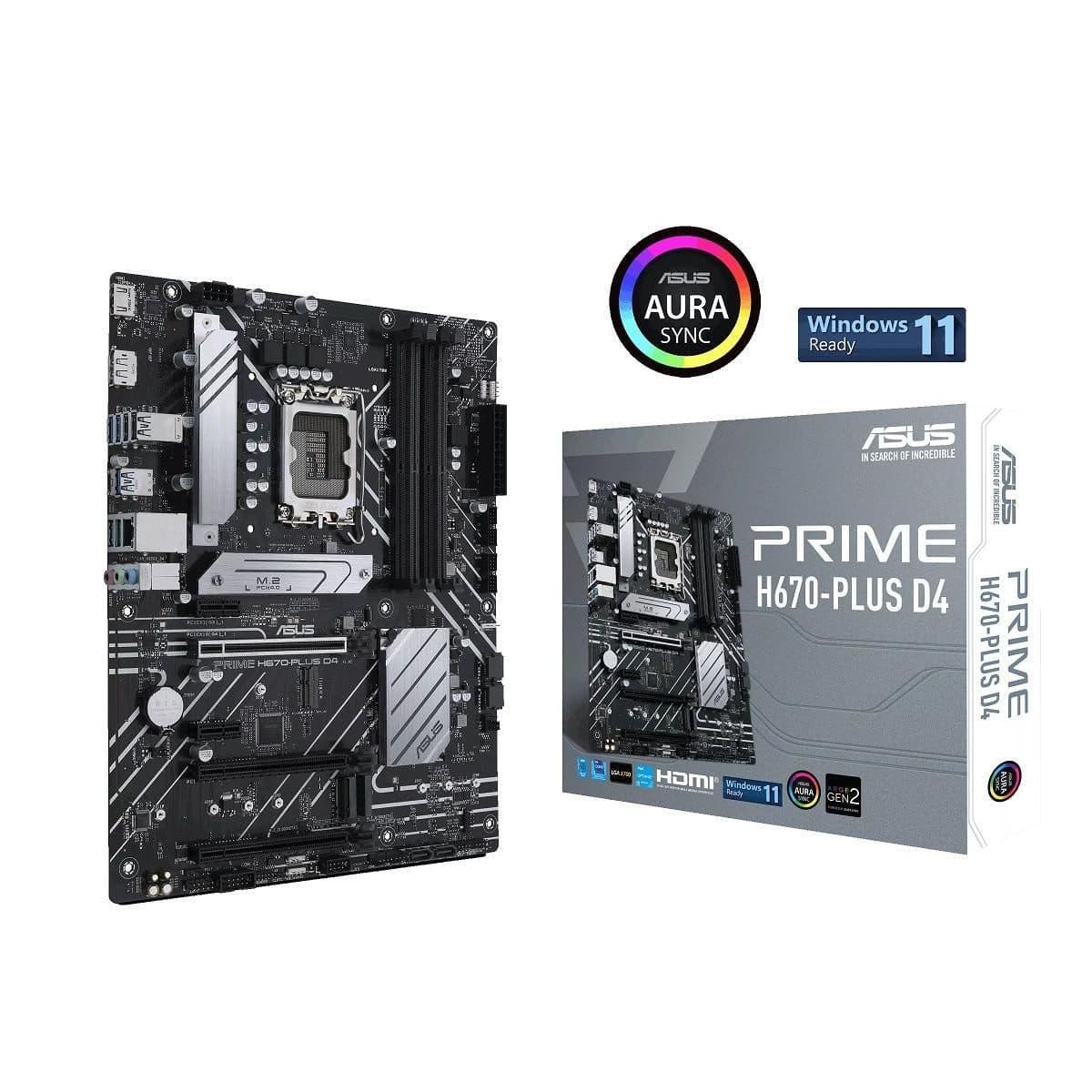 Asus H670 PRIME-PLUS D4 DDR4 ATX main image