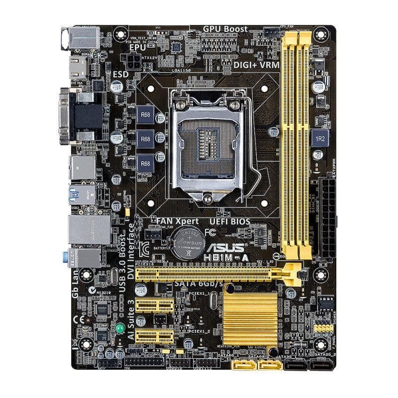 Asus H81 H81M-A LGA1150 DDR3 Micro ATX main image