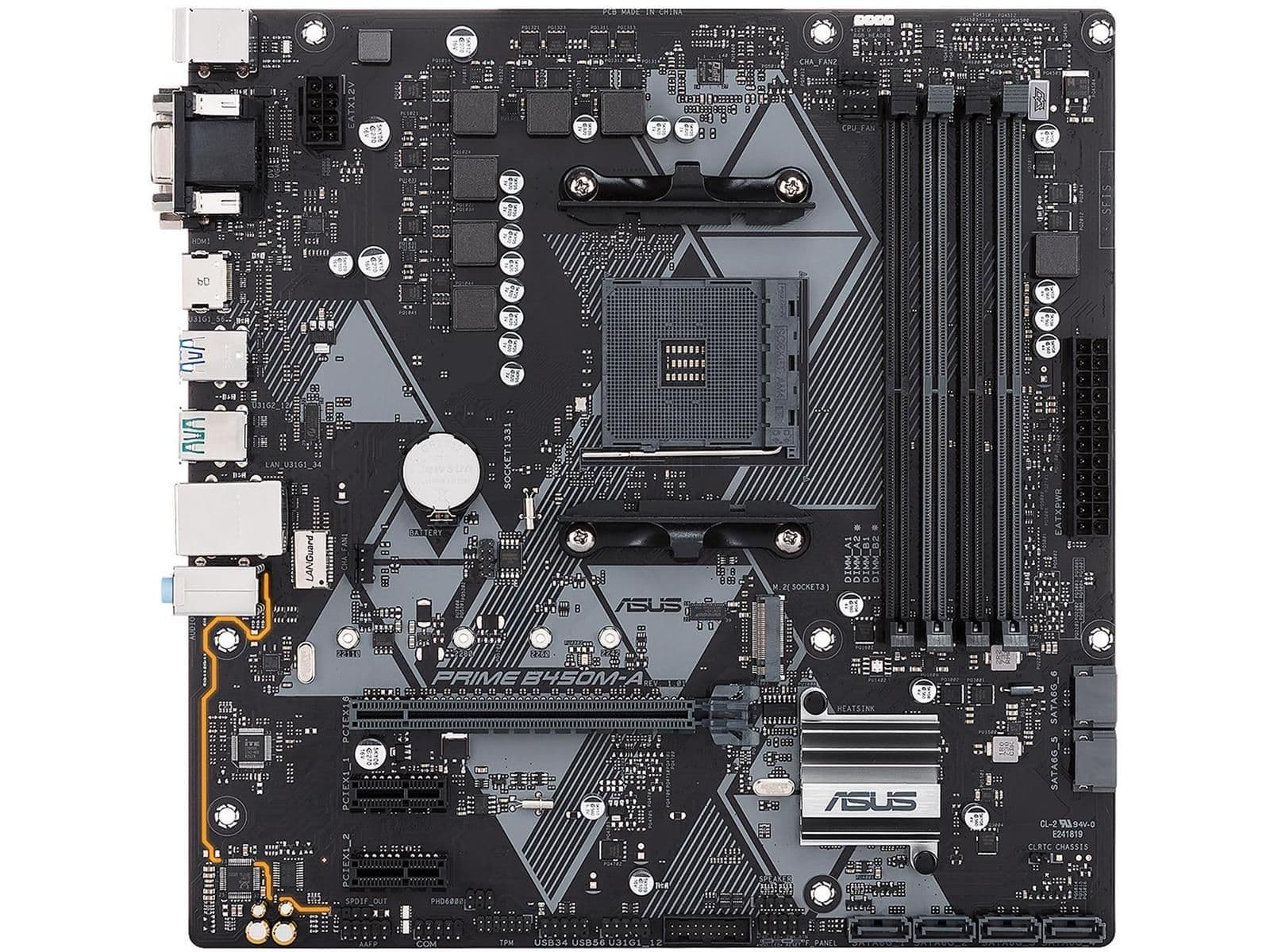 Asus B450 PRIME B450M-A/CSM AM4 DDR4 Micro ATX image