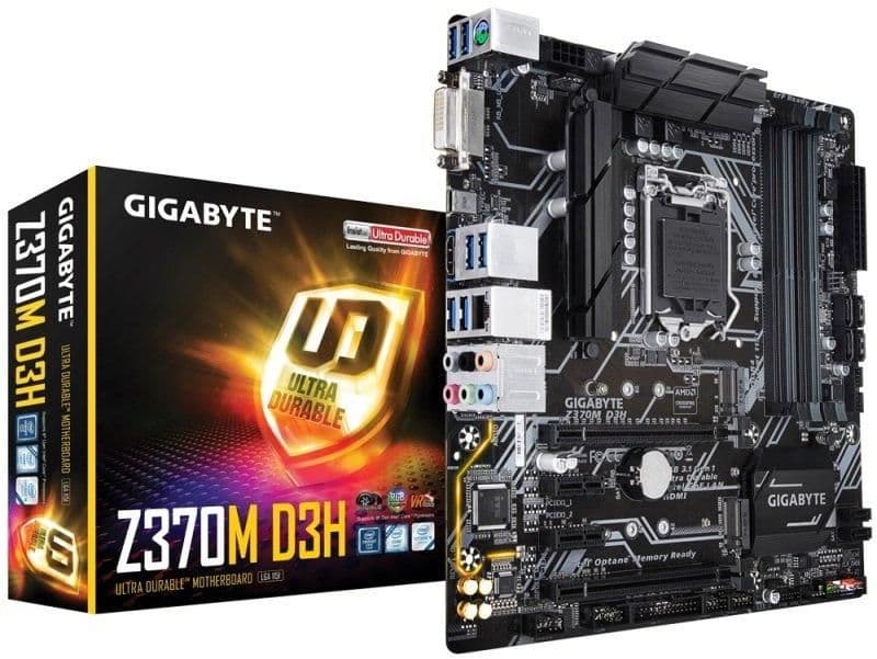 Gigabyte Z370 M D3H (rev. 1.0) LGA1151 DDR4 Micro ATX image