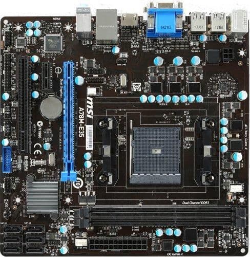 MSI A78 A78M-E35 FM2+ DDR3 Micro ATX main image