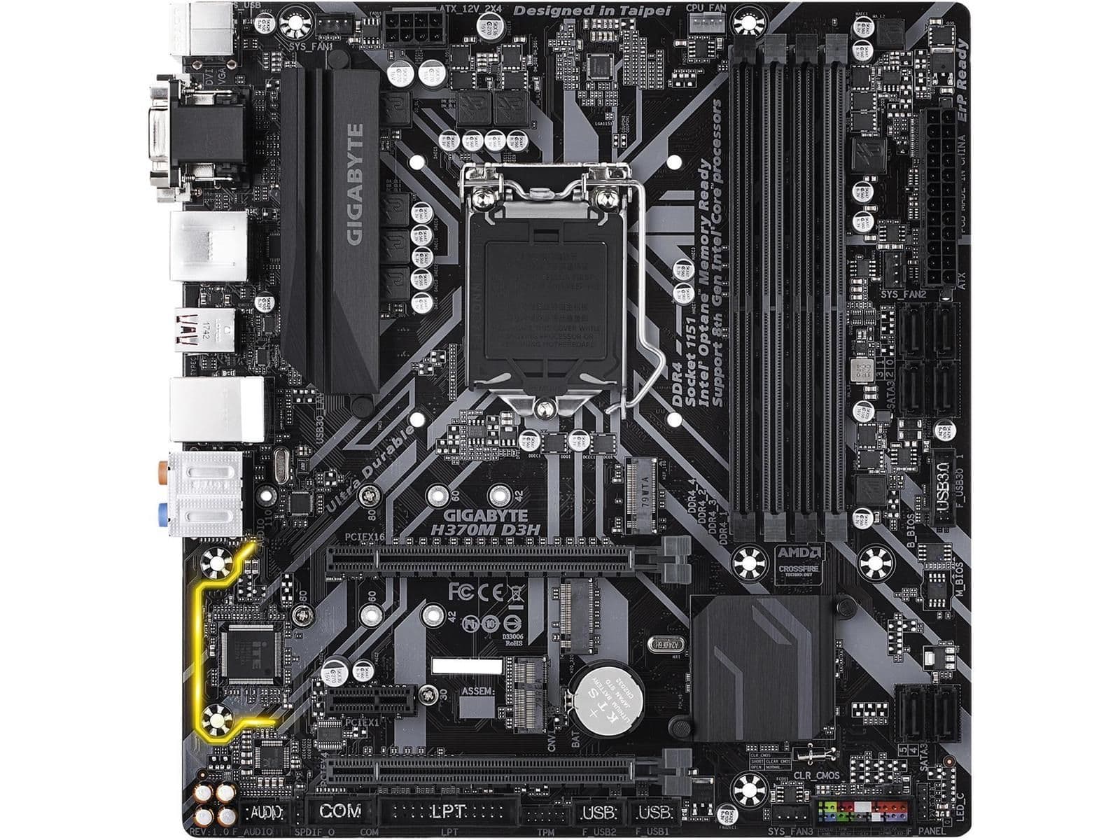 Gigabyte H370 M D3H LGA1151 DDR4 Micro ATX image