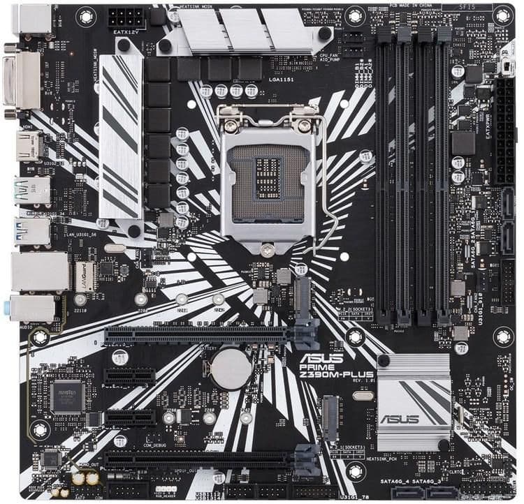 Asus Z390 PRIME Z390M-PLUS DDR4 Micro ATX main image