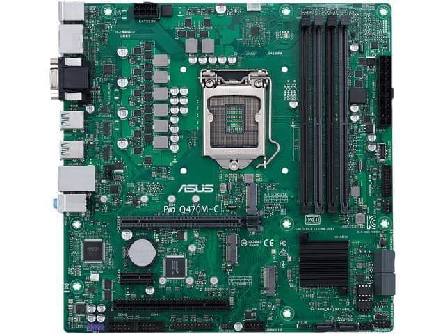 Asus Q470 Pro Q470M-C/CSM LGA1200 DDR4 Micro ATX image