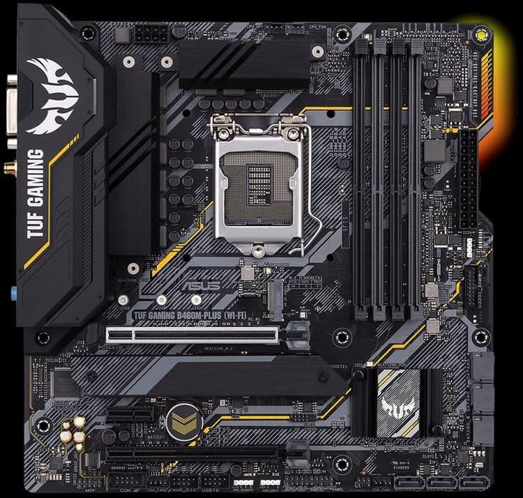 Asus B460 TUF GAMING B460M-PLUS (WI-FI) LGA1200 DDR4 Micro ATX main image