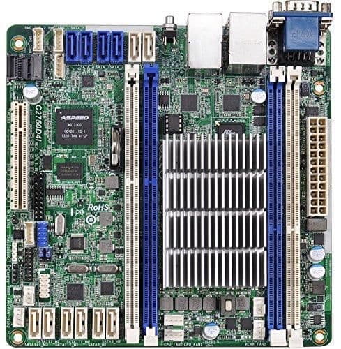 ASRock Atom C2750 C2750D4I DDR3 Mini ITX main image