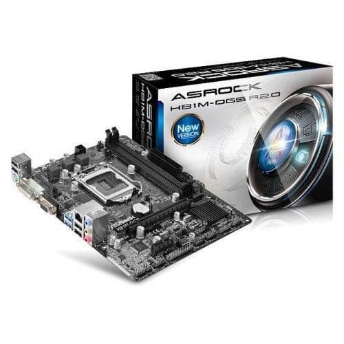 ASRock H81 H81M-DGS R2.0 DDR3 Micro ATX image