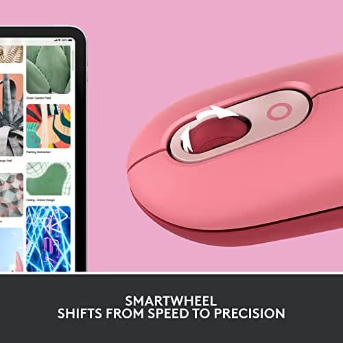 Logitech POP Heartbreaker Bluetooth/Wireless Optical Mouse image