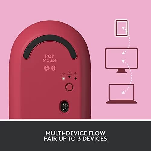 Logitech POP Heartbreaker Bluetooth/Wireless Optical Mouse image