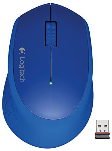 Logitech M320 Optical Wireless Blue Mouse image