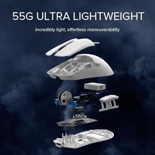 DeLUX M800 Ultra Wireless/Bluetooth/Wired Optical Mouse image
