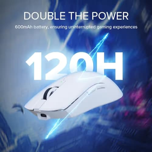 DeLUX M800 Ultra Wireless/Bluetooth/Wired Optical Mouse image