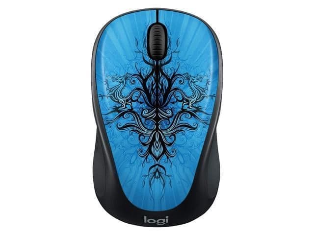 Logitech M317C Blue Trance Wireless Optical Mouse image