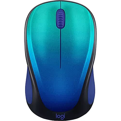 Logitech M317 Blue Aurora Wireless/Wired Optical Mouse main image