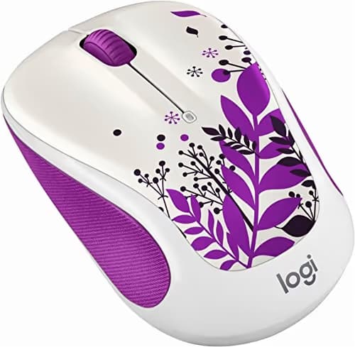 Logitech M325 Purple Peace Wireless Optical Mouse image