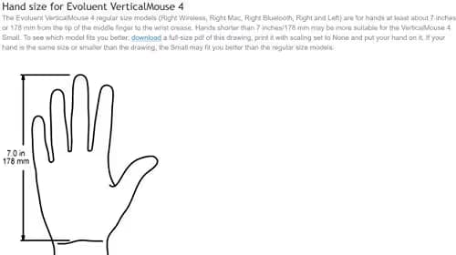Evoluent VM4SW Small Wireless Optical Mouse image