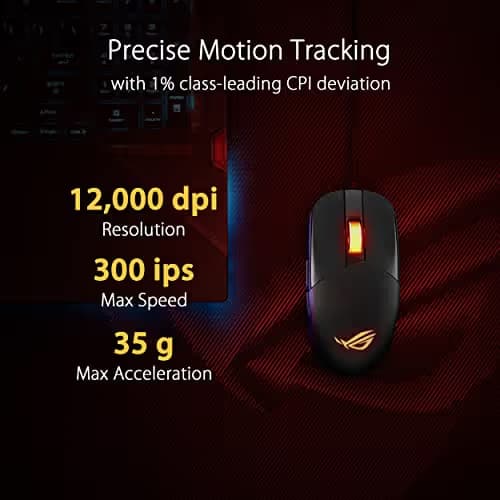 Asus ROG Strix Impact III Wired Optical Gaming Mouse image