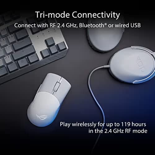 Asus ROG Keris AimPoint Wireless/Bluetooth/Wired Optical Gaming Mouse image