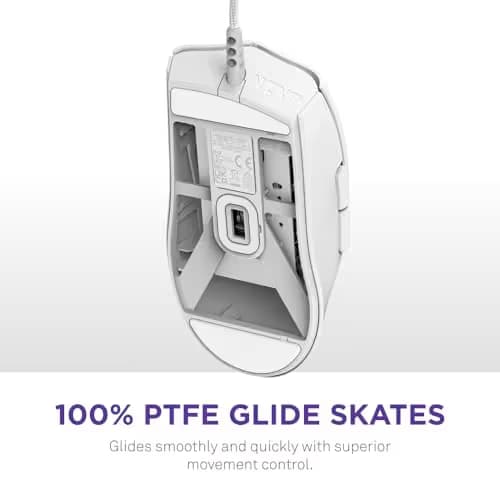 NZXT Lift 2 Ergo White Wired Optical Mouse image