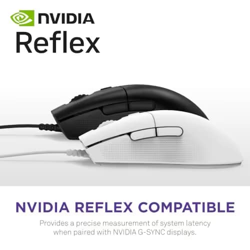 NZXT Lift 2 Ergo White Wired Optical Mouse image