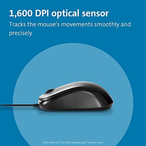 Kensington SimpleSolutions Wired Optical Mouse image