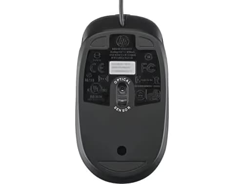 HP Z3Q64AA Wired Optical Black Mouse image