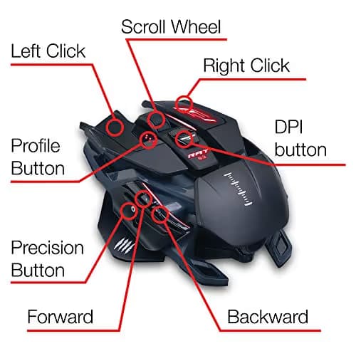 Mad Catz The Authentic R.A.T PRO S3 Wired Optical Gaming Mouse image