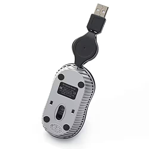 Verbatim 98113 Go Mini Travel Commuter Wired Optical Mouse image