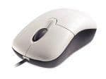 Microsoft P58-00001 White Wired Optical Mouse image