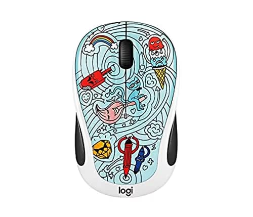 Logitech M325c Bae-Bee-Blue Wireless Optical Mouse image